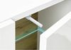 Lomadox Vitrine CELLE-61 weiß Glanz mit Abs. Grandson-Oak Eiche Nb. 72/154/40 cm Bild 4
