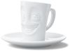 FIFTYEIGHT Espresso Mug mit Henkel 80ml - Witzig weiß Bild 2