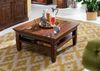 Couchtisch Akazie 85x85x45 nougat lackiert OXFORD #316 Bild 2