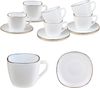 Kinghoff Kinghoff Kaffeeservice mit 6 Tassen und Untertassen Opal 62396 Bild 1