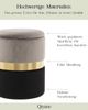 Qiyano Hocker Sitzpouf Evelyn 2er-Set Grau - Stauraum, Hocker, Lounge (1 St) Bild 3