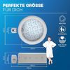 Bestway 'Lay-Z-Spa Paris AirJet' LED Whirlpool Outdoor für 6 Personen, TriTech-Material grau, Ø 196x66 cm Bild 3