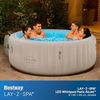 Bestway 'Lay-Z-Spa Paris AirJet' LED Whirlpool Outdoor für 6 Personen, TriTech-Material grau, Ø 196x66 cm Bild 2