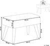 Hocker grau TAKOMA Bild 3