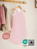 Ehrenkind® Baby Sommerschlafsack Rund | Bio-Baumwolle | Sommer Schlafsack Gr. 50/56 Rose Tropfen | Schlafsack Baby Schlafsack Kinder Bild 3
