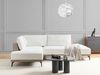 Ecksofa Stoff cremeweiß rechtsseitig modular MYKEN Bild 2