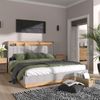 Polsterbett Nura Grau 180x200 cm mit Matratze Vitalispa Bild 2