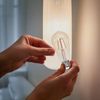 EGLO Set aus 3 E27 Filament LED Lampen, Edison Vintage Glühbirne amber, 4 Watt (entspricht 40 Watt), Leuchtmittel warmweiß, 2200 K, Retro Glühlampe ST64, Ø 6,4 cm Bild 2