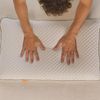 Emma 'Premium' ergonomisches Nackenkissen mit Thermosync Technologie, Polyester weiß, 80 x 40 cm Bild 4