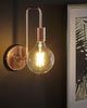 'Savena' Wandleuchte Kupfer mit 32 cm Höhe Lampe aus Metall Wohnzimmer Schlafzimmer Küche Flur Moderne Deckenleuchte Modernes Design Bild 2