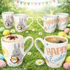MamboCat Becher MamboCat 6er Set Easter Kaffeebecher 250ml Porzellan Ostern Hase bunt, Porzellan Bild 5
