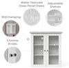 Teamson Home Badezimmer Connor Wandschrank Mit 2 Glastüren Weiß ELG-581 Bild 5