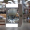 Semplix LED Lupen-Stehlampe 3D weiß (Linse 189x157 mm/dimmbar/Standfuß mit Rollen) Bild 3