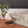 Blumtal® Baumwolle Spannbettlaken 160x200 cm Basics Jersey im 2er Set - Bettbezug 160x200 cm - OEKO-TEX zertifiziertes Spannbetttuch 160x200 cm - Matratzenbezug 160x200- Leintuch 160x200- Taupe Bild 3