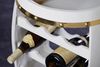 riess-ambiente Weinregal BODEGA WHITE 65cm weiß / gold, Einzelartikel 1-tlg, Esszimmer · Holz · 14 Flaschen · Weinfass · Modern Design Bild 3