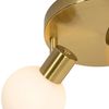 Qazqa LED Aufbaustrahler Anouk, ohne Leuchtmittel, Warmweiß, QAZQA Aufbau­spot, e14, gold, Glas, Art Deco Bild 5