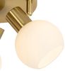 Qazqa LED Aufbaustrahler Anouk, ohne Leuchtmittel, Warmweiß, QAZQA Aufbau­spot, e14, gold, Glas, Art Deco Bild 3