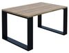 AKKE Außergewöhnlicher Couchtisch Beistelltisch für Wohnzimmer | Kaffee Tee Wohnzimmertisch Tisch | Coffee Table | Zimmer Schlafzimmer Möbel | Deko Modern Ancient Oak 100 x 60 x 45 Bild 3