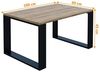 AKKE Außergewöhnlicher Couchtisch Beistelltisch für Wohnzimmer | Kaffee Tee Wohnzimmertisch Tisch | Coffee Table | Zimmer Schlafzimmer Möbel | Deko Modern Ancient Oak 100 x 60 x 45 Bild 2