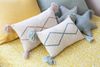 Lorena Canals 'Oasis' Kissen gestrickt klein rosa/beige Bild 5