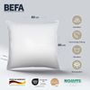Befa Natur Federkopfkissen, Allergiker geeignet, Baumwolle, 80x80 cm Bild 4