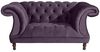 Ivette Sessel Samtvelours Purple Buche Nussbaumfarben Bild 3