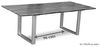 Baumtisch Akazie 180x90x76 natur Beine anthrazit matt FREEFORM 3 Bild 3