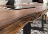 Baumtisch Akazie 180x90x76 natur Beine anthrazit matt FREEFORM 3 Bild 5