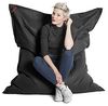 Sitting Point BigFoot SCUBA - bequemer Sitzsack - 130x170x20cm - 380L - Indoor/Outdoor - Made in Germany - Schwarz Bild 4