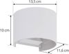 Lindby Außen-Wandleuchte Nivar, LED, Metall, Weiß warmweiß IP54, 1 x 5,4 W LED, warmweiß Bild 5