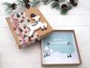 ZauberDeko Geschenkbox Geldgeschenk Weihnachten MIT NAME Natur Rentier Schal Schneelandschaft Bild 5