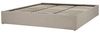 Polsterbett Leinenoptik beige mit Bettkasten hochklappbar 180x200 cm DINAN Bild 5