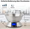 ADE Digitale Küchenwaage mit Schüssel Bild 2
