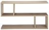 BAKAJI Bücherregal mit 5 Einlegeböden aus Melaminholz, modernes Design für Wohnzimmer, Wohnzimmer, Haus oder Büro, Größe 80 x 20 x 50,5 cm (Beige) Bild 5