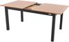 Doppler ausziehbarer Aluminium-Gartentisch / Ausziehtisch "Expert", holzoptik / anthrazit, 150 / 210 x 90 cm (L x B) Bild 3