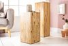 riess-ambiente Beistelltisch COLUMNA 75cm teakgrau / natur (Einzelartikel, 1-St), Wohnzimmer · Massivholz · Akazie · gekälkt · Deko-Blumensäule Bild 3