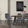 ML-DESIGN Stuhl Esszimmerstühle mit Rückenlehne moderne Design Lounge Küchenstühle (6 St), Polsterstuhl Esstischstühle 6er Set Küchenstuhl Samt Bild 2