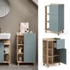 Unterschrank Karen Sonoma/Blau 50 x 90 cm mit Tür und Schublade Vicco Bild 4