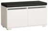 Dmora Schuhregal Brachium 80 x 35 x 42 cm Weiß, 8 Paar, 4 Fächer Bild 3