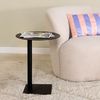 Spinder SUNNY 50 Moderner Stahl Beistelltisch, Schwarz Bild 2