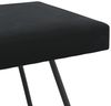 vidaXL Bank Uni Schwarz 80 x 40 x 45 cm Samt 42038335 Bild 5