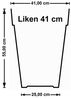 Pflanzkübel LIKEN Ø 41 cm anthrazit Bild 2