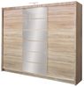 Beautysofa Kleiderschrank Modern Kleiderschrank mit Schubladen MALIBU Garderobenschrank mit LED Beleuchtung Bild 3