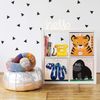Aufbewahrung im Kinderzimmer | Spielzeugbox mit Gorilla, 33 x 33 x 33 cm, von 3 sprouts Bild 4