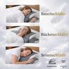 EXKLUSIV HEIMTEXTIL Ergonomisches Nackenstützkissen für Rücken, Seiten & Bauchschläfer - Memory Foam - hautfreundlicher Bambus Bezug - OEKO TEX® zertifiziert - 2in1 Funktion Bild 3