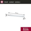 Paulmann No. 79715 Spiegelleuchte LED Quasar IP44 10,5W Chrom 70 cm Bild 5