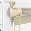 Doppelrollo Klemmfix ohne Bohren 75x150 cm Creme Duo Rollo Klemmrollo Sonnenschutzrollo Fensterrollo für Fenster & Türen Zebrarollo Seitenzugrollo Bild 2