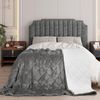 Woltu Gewichtsdecke, Bezug: Flanell Sherpa, Therapiedecke, Schwere Decke aus Flanell Sherpa Bild 2