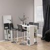 Eine Marke von Amazon - Movian Sarnen - Set mit 2 Barhockern, 52 x 41,5 x 115 cm (L x B x H), Dunkelgrau Bild 2