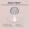Graco Sway ’n Grow™ elektrische Babyschaukel und Sesssel, 3in1, ab Geburt bis ca. 4 Jahre (18 kg), sanft und leise, 3-fach verstellbarer Sitz, Heather Bild 2